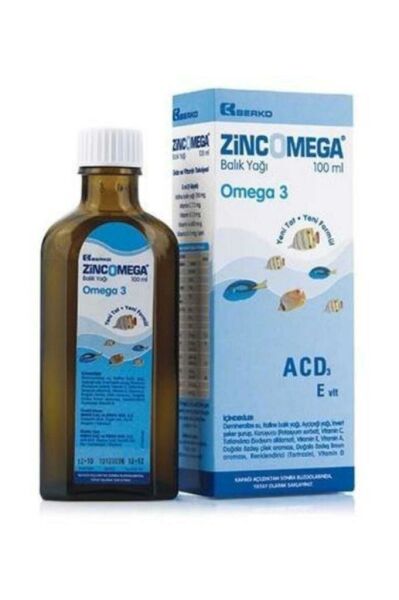Zincomega Omega-3 Balık Yağı Şurubu 100ml