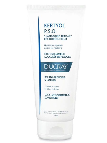 Ducray Kertyol PSO Shampoo 200ml | Kalın ve Kuru Plaklara Karşı Şampuan