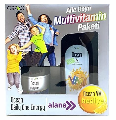 Orzax Ocean Aile Boyu Vitamin Paketi | Ocean Daily One + Ocean VM