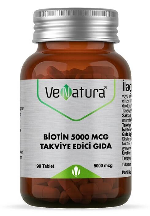 Venatura Biotin 5000mcg 90 Tablet