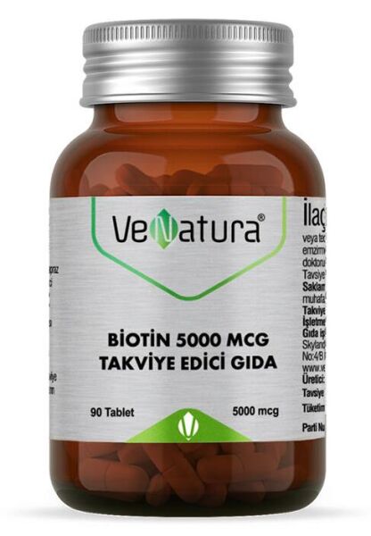 Venatura Biotin 5000mcg 90 Tablet