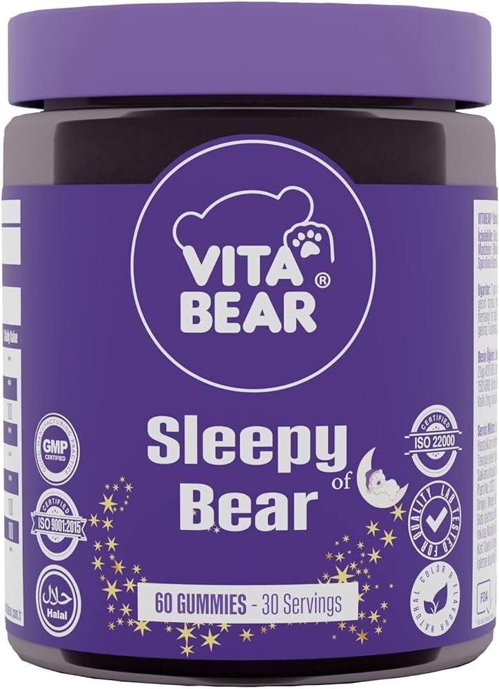 Vita Bear Sleepy Bear Gummy 60 Adet | Çiğnenebilir Form