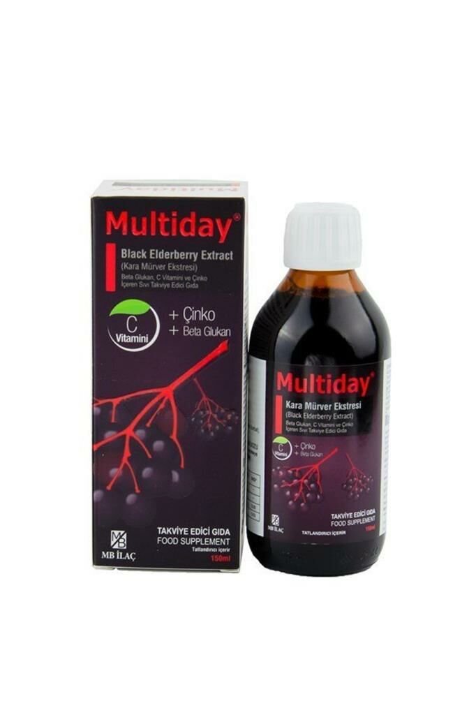Multiday Kara Mürver Ekstresi Beta Glukan Şurup 150ml