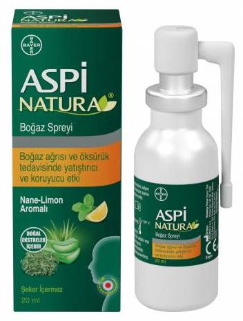 Aspinatura Kids Boğaz Spreyi 20ml | Kayısı ve Limon Aromalı