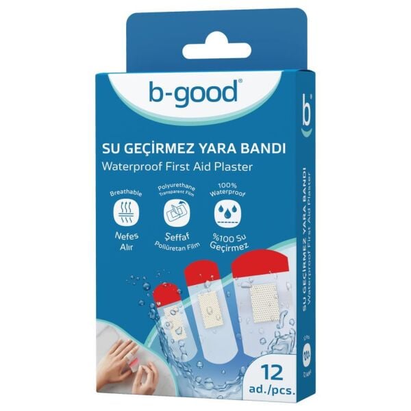 B-Good Yara Bandı Renkli 20 Adet | Suya Dayanıklı Nefes Alır