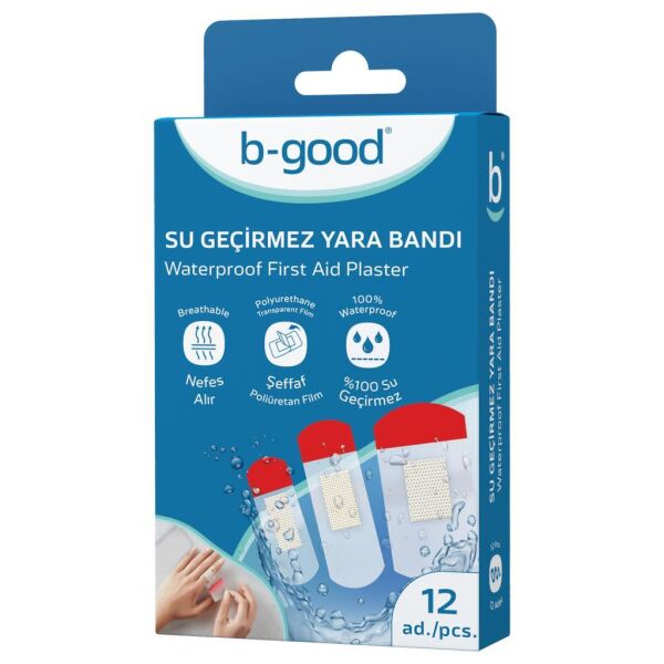 B-Good Yara Bandı Renkli 20 Adet | Suya Dayanıklı Nefes Alır