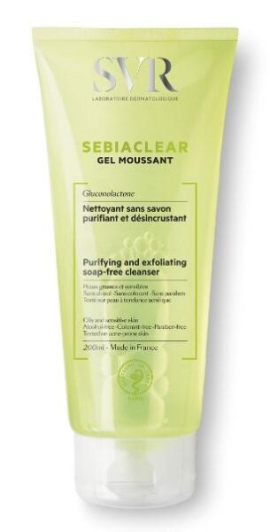 SVR Sebiaclear Foaming Gel 200ml | Yağlı ve Hassas Ciltler İçin Temizleme Jeli
