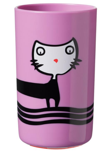 Tommee Tippee Desenli Bardak 300ml | Devrilmez Süper Bardak, Kedi