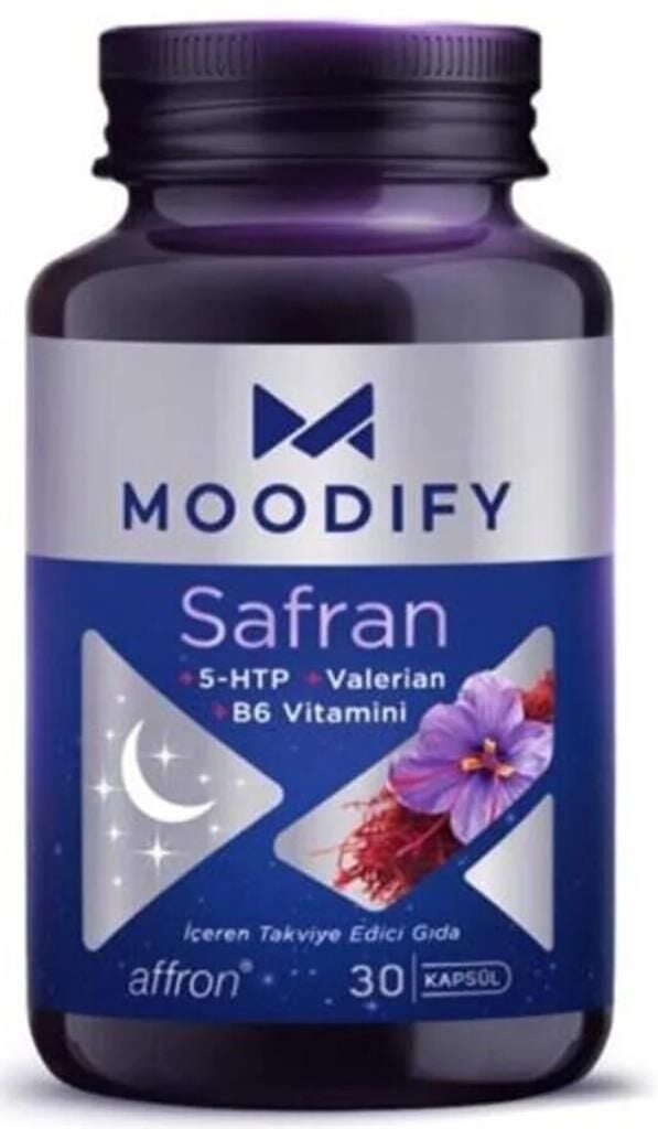 Moodify Safran  5 Htp, Valerian Vitamin B6 30 Kapsül