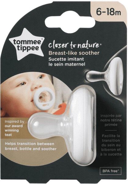 Tommee Tippee Yalancı Emzik Breastlike | 6-18 Ay, 1 Adet