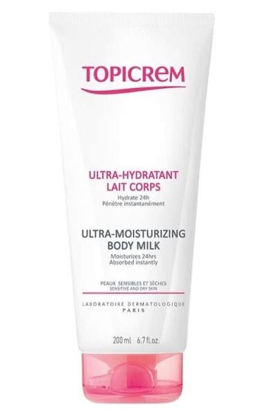 Topicrem Ultra Moisturizing Body Milk 200ml | Nemlendirici Vücut Sütü