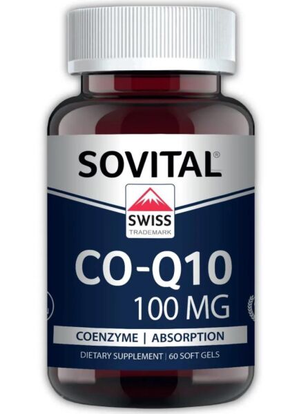Sovital Co-Q10 100mg Coenzyme Q10 60 Kapsül