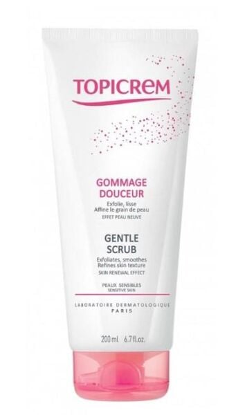 Topicrem Gentle Scrub 200ml | Yüz ve Vücut Temizleyici Peeling