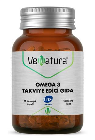 Venatura Omega-3 Balık Yağı 60 Softjel | Trigliserid Form