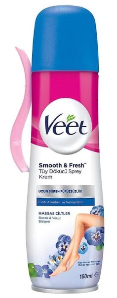 Veet Tüy Dökücü Krem Sprey Hassas Ciltler İçin 150 ml