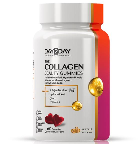 Day2Day The Collagen Beauty Gummies 60 Çiğnenebilir Jel Form