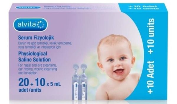 Alvita Serum Fizyolojik 20 Adet x 5ml