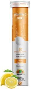 Sunlife Vitamin C 1000mg 20 Efervesan Tablet | Limon Aromalı