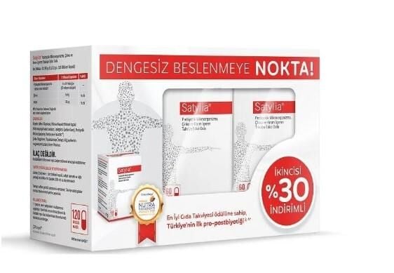 Satylia 60 Kapsül 1+1 Kofre Set