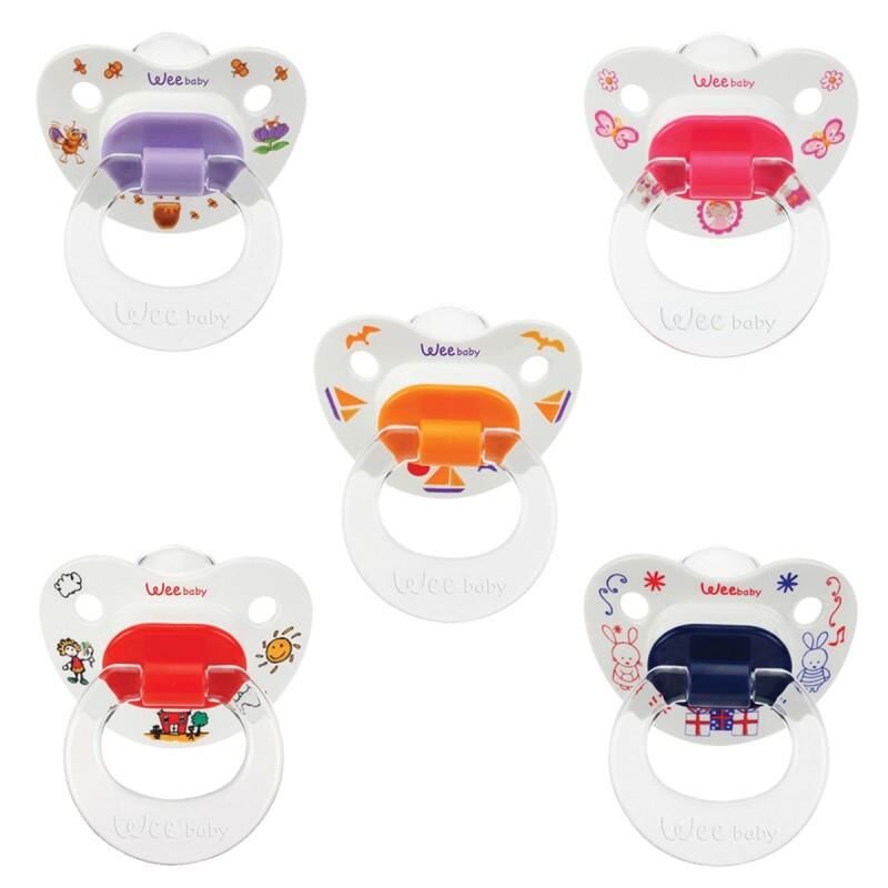 Wee Baby Yalancı Emzik Desenli Silikon Damaklı 833 No: 1