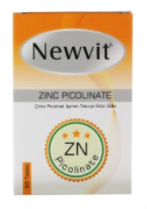 Newvit Zinc Picolinate 60 Tablet | Çinko Pikolinat