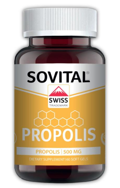 Sovital Propolis 500mg 60 Softgel
