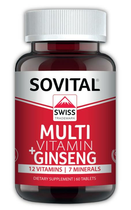Sovital Multivitamin Ginseng 60 Tablet