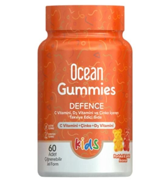 Orzax Ocean Gummies Defence Çiğnenebilir Jel Form 60 Adet