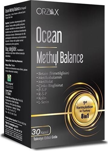 Orzax Ocean Methyl Balance 30 Kapsül