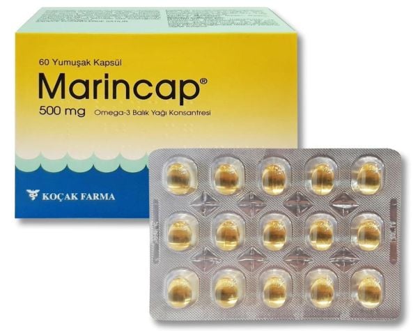 Marin cap Yumuşak Kapsül 500 mg 60 Kapsül