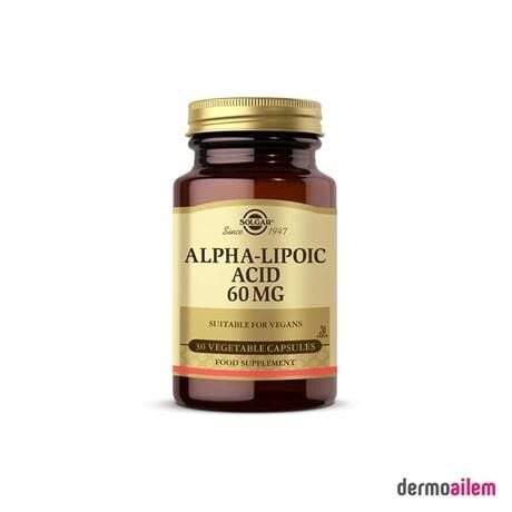 Solgar Alpha Lipoic Acid 60mg 30 Kapsül