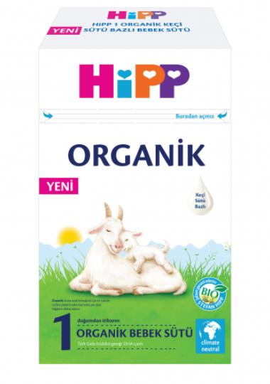 Hipp Organik Bebek Sütü 1 400gr | Keçi Sütü Bazlı