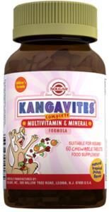 Solgar Kangavites Multi-Vitamin Mineral Çiğneme Tableti 60 Tablet