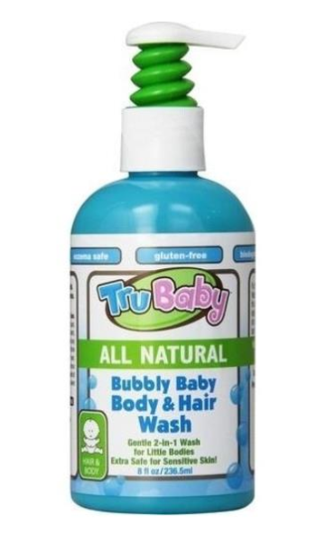 TruBaby Bubbly Baby Wash 236ml | Doğal Saç ve Vücut Şampuanı