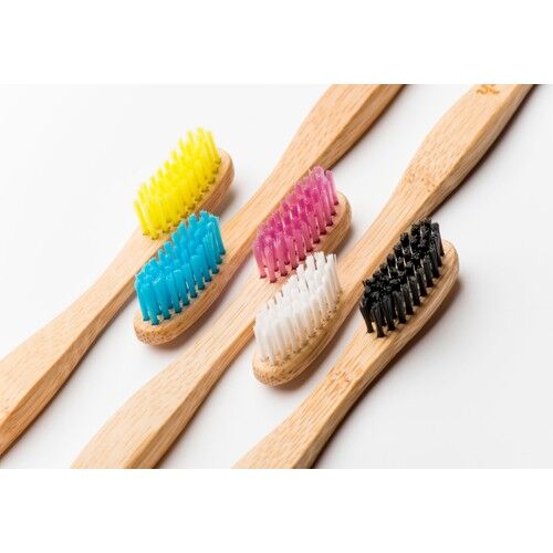 Humble Brush Adult Soft Bambu Diş Fırçası | Kırmızı