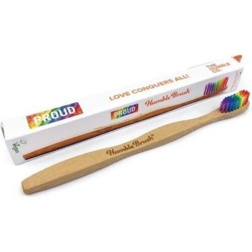 Humble Brush Adult Soft Proud Bambu Diş Fırçası | Gökkuşağı