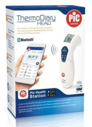 Pic Solution Thermodiary Head Bluetooth | Temassız Alından Ateş Ölçer