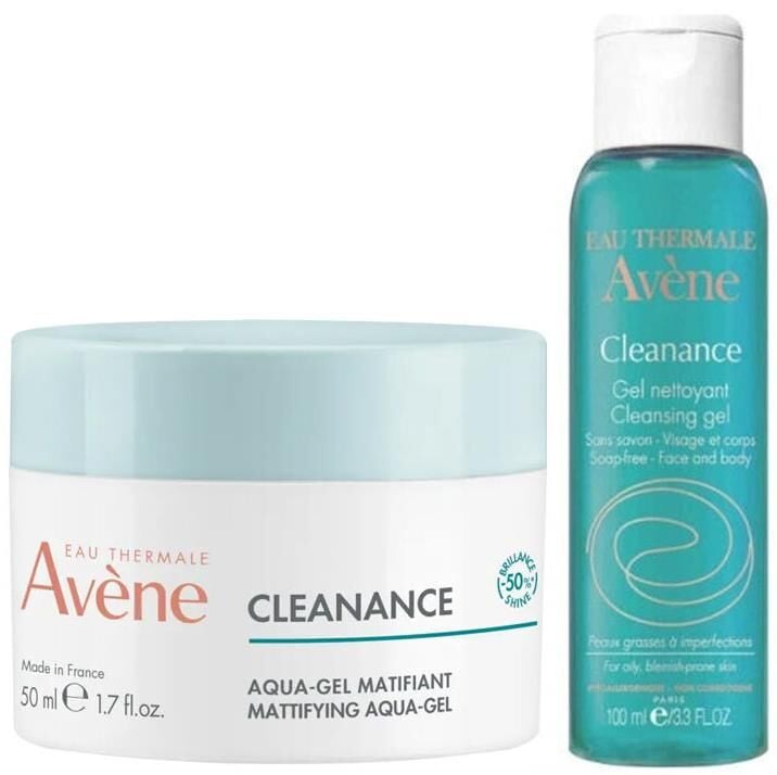 Avene Cleanance Aqua-Gel Nemlendirici Krem 50ml ve Temizleme Jeli Hediye