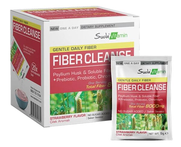 Suda Vitamin Fiber Cleanse 20 Saşe