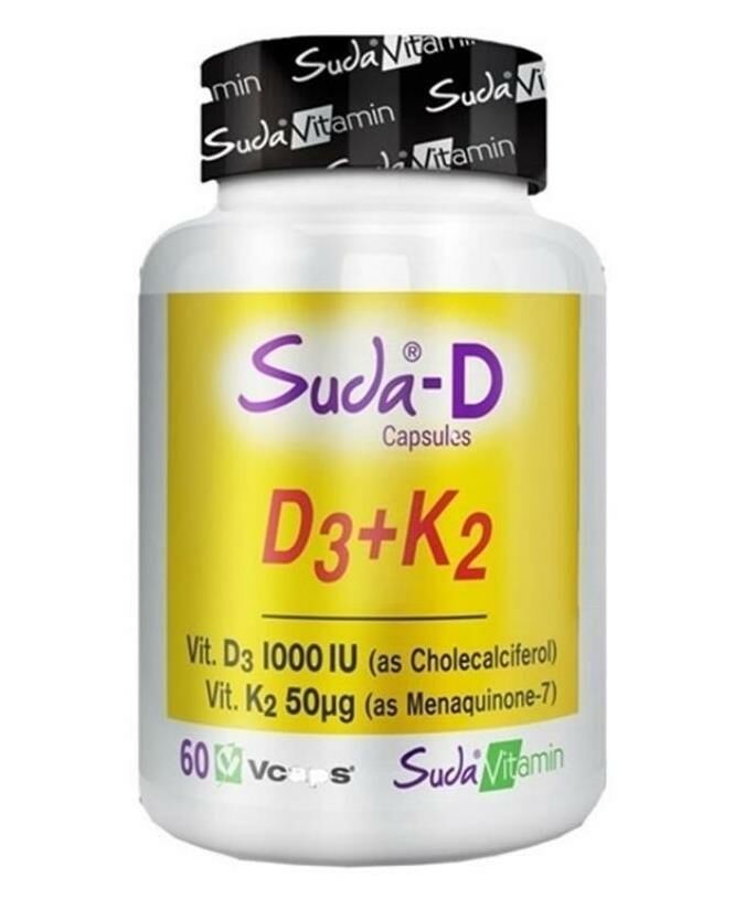 Suda Vitamin Suda-D D3+K2 60 Kapsül