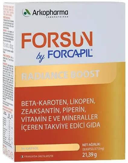 Forcapil Forsun Radiance Boost 30 Kapsül