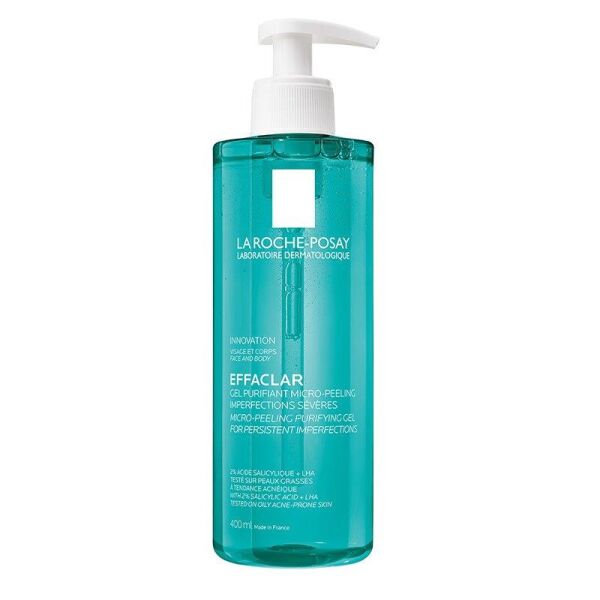 La Roche Posay Effaclar Micro Peeling Gel 400ml | Yüz ve Vücut Temizleme Jeli