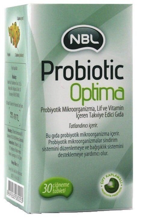 Nbl Probiotic Optima Çiğneme Tableti 30 Tablet