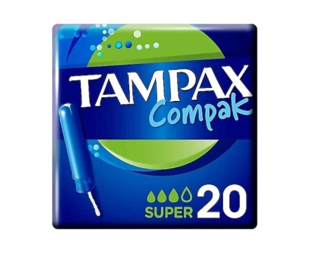 Tampax Compak Tampon Super 20 Adet