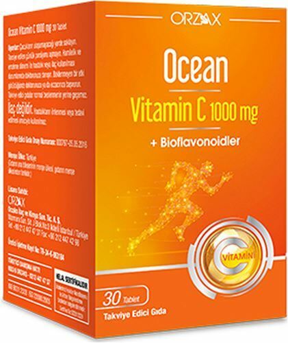 Orzax Ocean Vitamin C 1000mg 30 Tablet