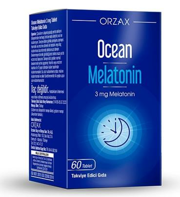 Orzax Ocean Melatonin 3mg 60 Tablet
