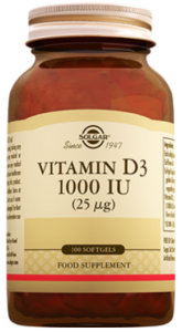 Solgar Vitamin D3 1000IU 100 Softgel