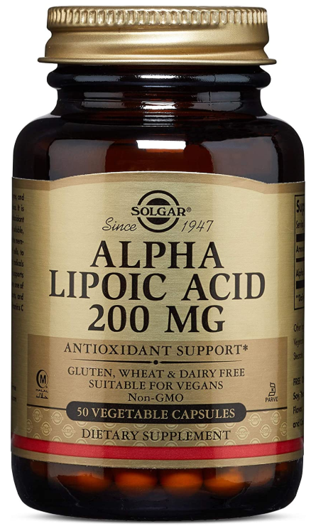Solgar Alpha Lipoic Acid 200mg 50 Kapsül