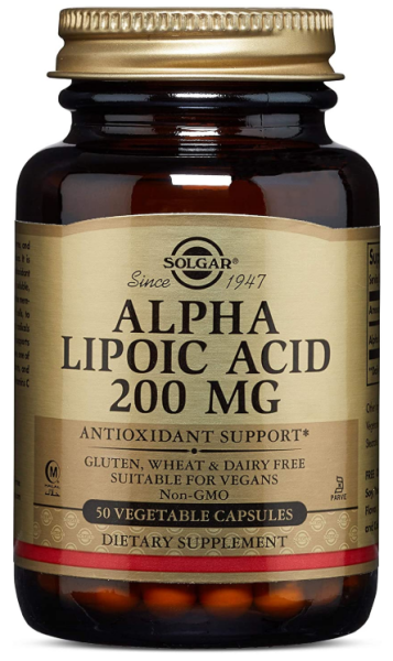 Solgar Alpha Lipoic Acid 200mg 50 Kapsül