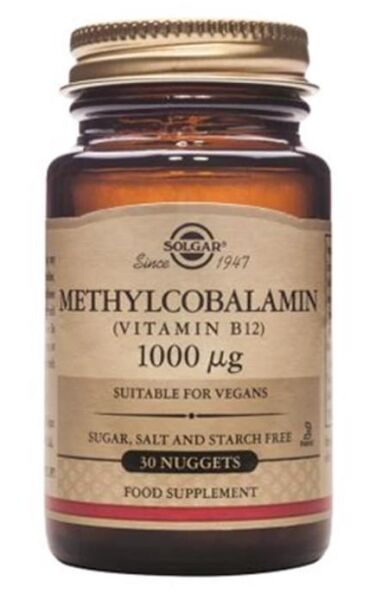 Solgar Methylcobalamin Vitamin B12 1000mcg Subling